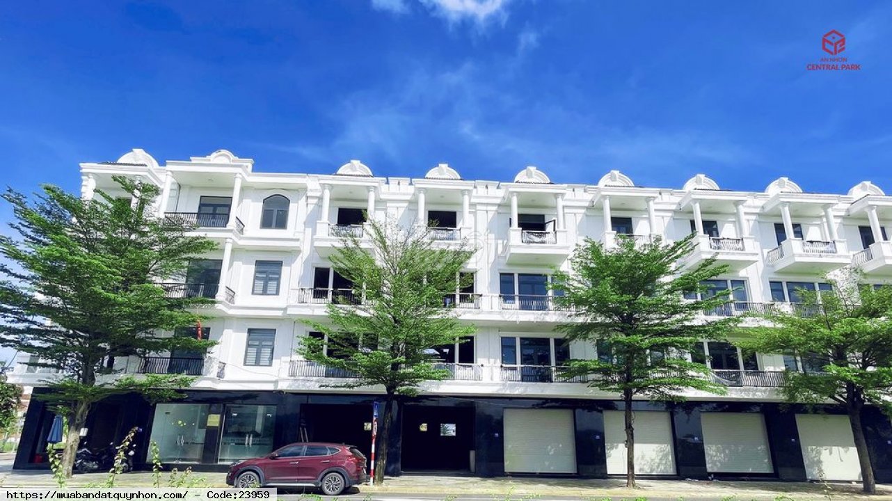 Bán nhà phố trung tâm bên cạnh siêu thị go an nhơn đã có sổ hồng