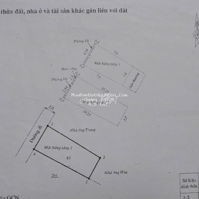 Chính chủ bán nhà trung tâm thành phố quy nhơn
