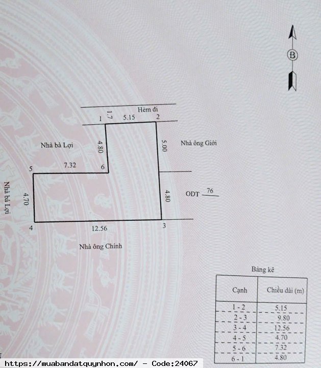 Đất Nền Nhơn Phú Giá Rẻ – Sau Lưng Bảo Hiểm Xã Hội – Sổ Hồng Riêng 84m2