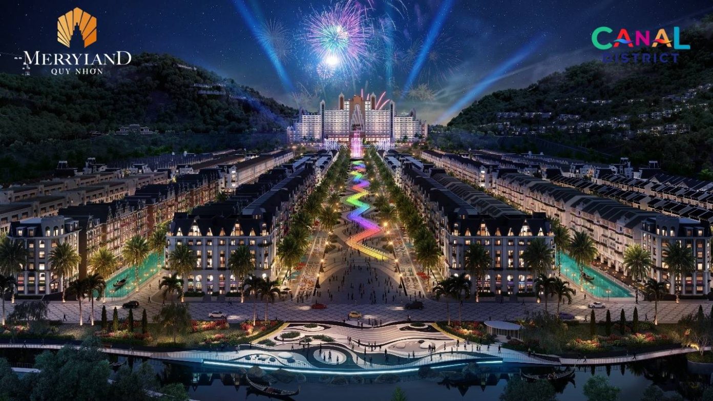 Chuỗi Bizhouse Canal District tọa lạc tại trung tâm MerryLand Quy Nhơn – Nơi có những hoạt động không ngủ