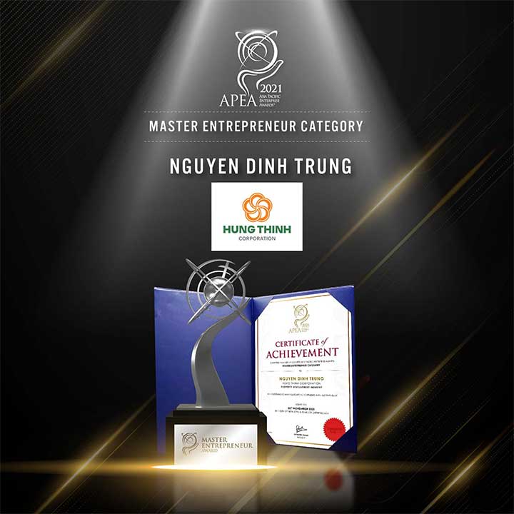 Tập đoàn Hưng Thịnh được vinh danh Doanh nghiệp xuất sắc Châu Á 2021